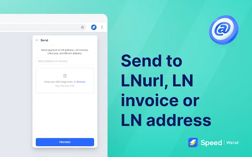 Speed Bitcoin Lightning Wallet: Kirim BTC Instan di Chrome - Screenshot 4
