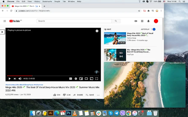 Picture-in-Picture dengan Kontrol Pemutaran – Unduh Gratis - Screenshot 1