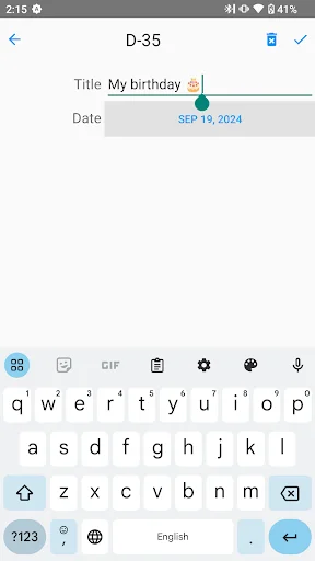 Download D-Day List Terbaru – Aplikasi Penghitung Hari Gratis - Screenshot 1