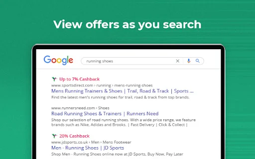 TopCashback UK: Dapatkan Cashback & Voucher Belanja Terbaik - Screenshot 2