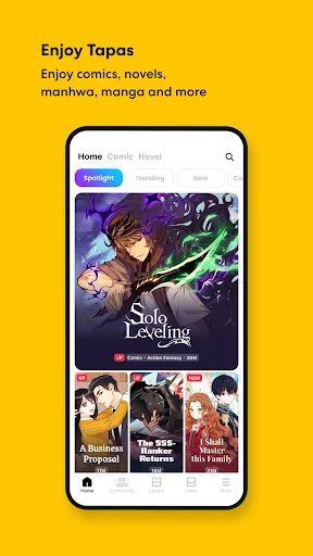 Download Tapas – Komik & Novel Terbaru – Baca Manga Gratis - Screenshot 1