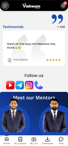 Download Vishwam Live Terbaru – Aplikasi Edukasi Online Gratis - Screenshot 3