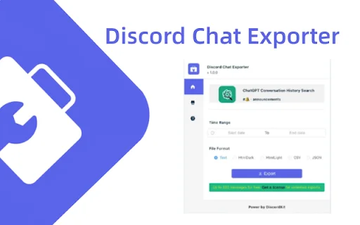 Discord Chat Exporter DiscordKit – Backup Chat Discord Mudah - Screenshot 2