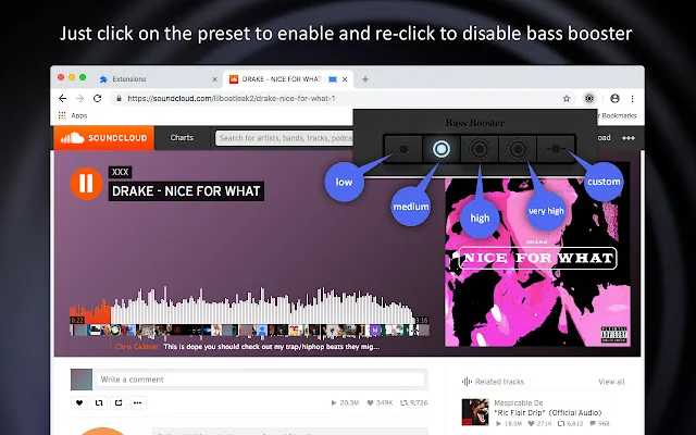 Bass Booster Extreme Chrome – Tingkatkan Kualitas Bass Audio - Screenshot 3