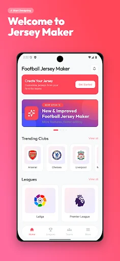 Download Football Jersey Maker Terbaru – Buat Jersey Keren Gratis - Screenshot 1