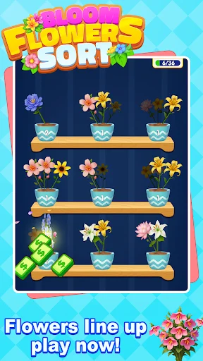 Unduh Bloom Flowers Sort: Lucky Terbaru – Game Puzzle Santai - Screenshot 4