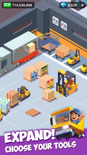Download Idle Courier Terbaru – Bangun Kerajaan Kurir Anda Gratis - Screenshot 5