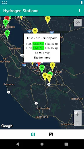 Download Hydrogen Stations USA Terbaru – Temukan SPBU Hidrogen - Screenshot 2