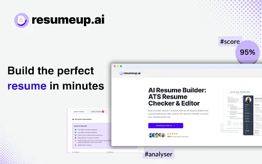 ResumeUp.AI: Buat Resume ATS & Optimasi LinkedIn Otomatis - Screenshot 1