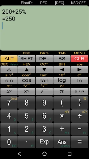 Download Panecal Scientific Calculator Terbaru – Kalkulator Ilmiah - Screenshot 5
