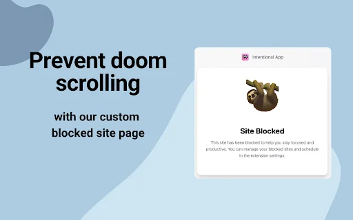 Intentional: Blokir Situs Web Pengganggu & Tingkatkan Fokus - Screenshot 4