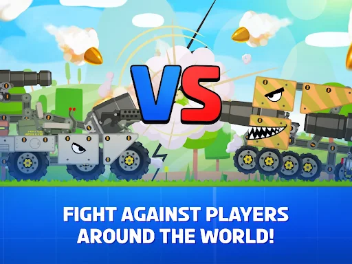 Download Super Tank Rumble Terbaru – Bangun Tank & Bertempur - Screenshot 14