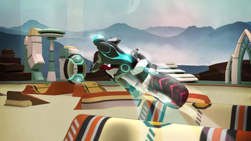 Download Gravity Rider: Game Balap Motor 3D Futuristik Terbaik - Screenshot 6