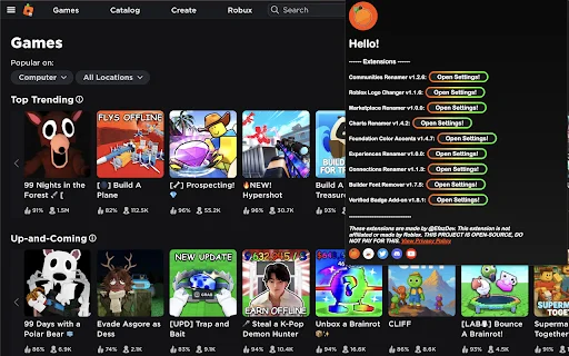 Download Efaz’s Roblox Extension Terbaru – Kustomisasi Gratis - Screenshot 2