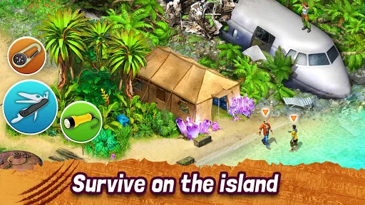 Download Survivors: Match 3・Lost Island – Puzzle Seru Gratis - Screenshot 17