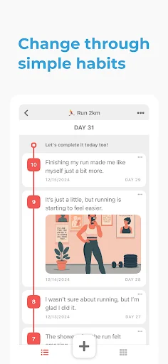 Download Habit Streak Tracker: DotHabit Terbaru – Bangun Kebiasaan - Screenshot 3