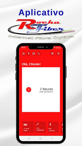 Download Aplikasi Cliente Rocha Fiber Terbaru – Kelola Internet - Screenshot 1