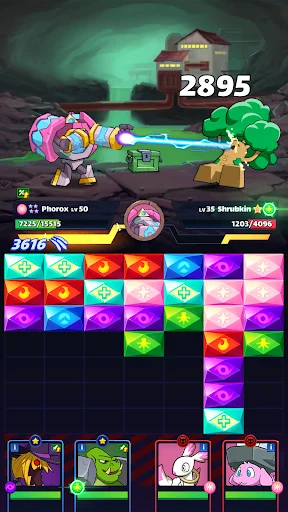 Download Mana Monsters: Epic Puzzle RPG Terbaru – Game Puzzle Strategi - Screenshot 1