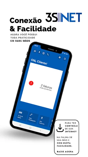 Download 3SNET TELECOMUNICAÇÃO Terbaru – Kelola Layanan Anda - Screenshot 1