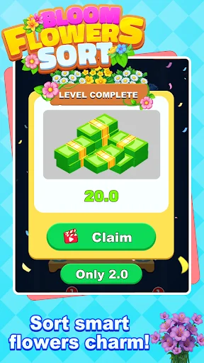 Unduh Bloom Flowers Sort: Lucky Terbaru – Game Puzzle Santai - Screenshot 5
