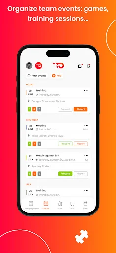 Download TeamPulse Terbaru – Kelola Tim Olahraga Jadi Mudah - Screenshot 2