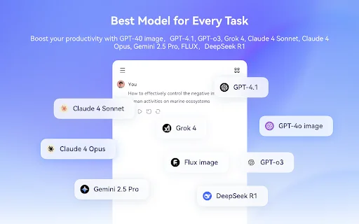 DeepSider™: AI Sidebar Terbaik – Asisten Cerdas DeepSeek & GPT - Screenshot 1