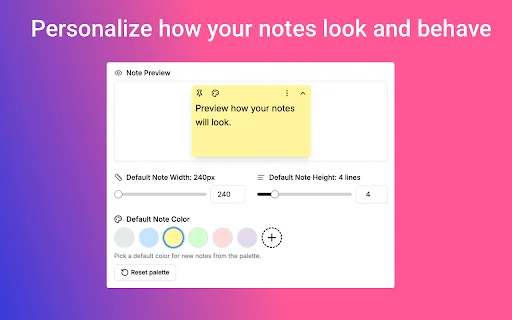 Simple Sticky Notes: Catatan Tempel Praktis di Chrome - Screenshot 4