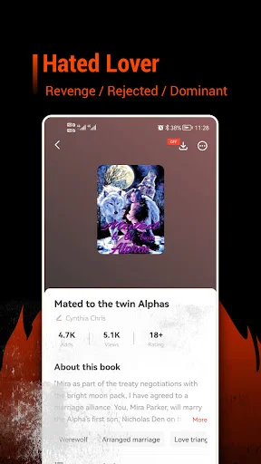 Download AlphaFiction Terbaru – Baca Novel Werewolf & Romance - Screenshot 5