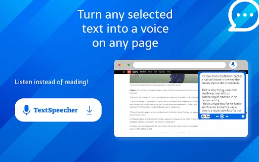 TextSpeecher: Ubah Teks Jadi Suara – Download Gratis Sekarang - Screenshot 1
