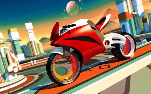 Download Gravity Rider: Game Balap Motor 3D Futuristik Terbaik - Screenshot 18