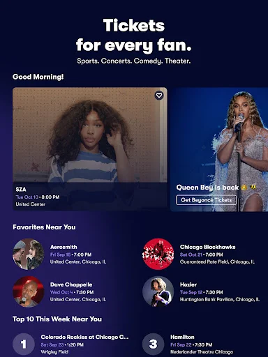 Download Vivid Seats Terbaru – Beli Tiket Konser & Olahraga - Screenshot 8