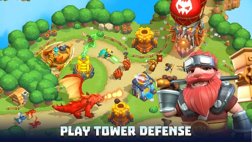 Download Wild Sky TD Terbaru – Game Tower Defense RPG Gratis - Screenshot 2
