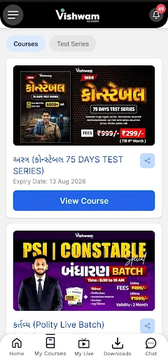 Download Vishwam Live Terbaru – Aplikasi Edukasi Online Gratis - Screenshot 4