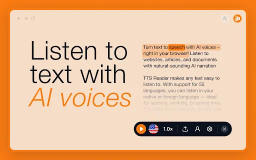 Download TTS Reader Terbaru – Ubah Teks ke Suara AI Gratis - Screenshot 1
