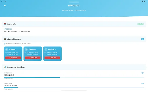 Download myOUM Terbaru – Aplikasi Kuliah Terintegrasi Terbaik - Screenshot 13