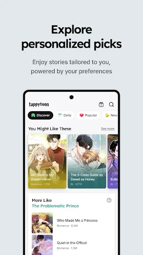 Download Tappytoon Manhwa & Novels Terbaru – Baca Komik Gratis - Screenshot 4