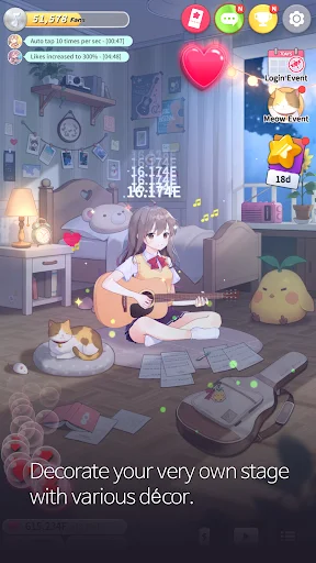 Download Guitar Girl Terbaru – Game Santai & Musik Menenangkan - Screenshot 5