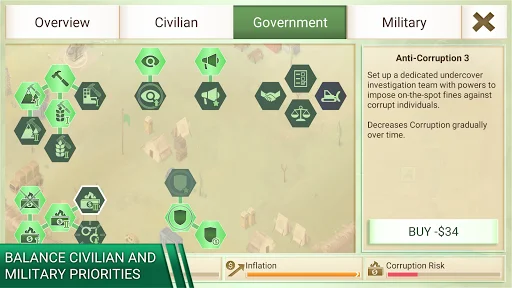 Download Rebel Inc. Terbaru – Simulasi Strategi Paling Menantang - Screenshot 6