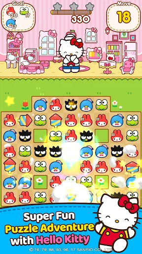 Download Hello Kitty Friends Terbaru – Game Puzzle Lucu Gratis - Screenshot 1
