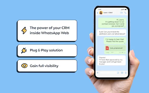 Tuvis untuk WhatsApp & Salesforce: Integrasi CRM Terbaik - Screenshot 1