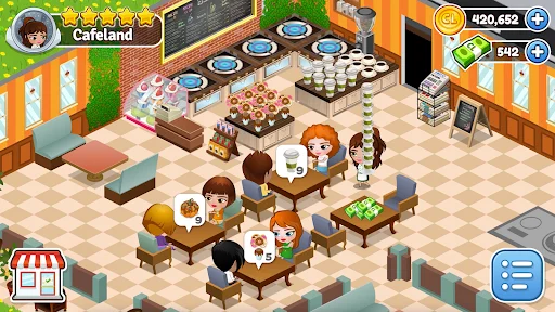 Download Cafeland Terbaru – Game Simulasi Restoran Seru - Screenshot 1