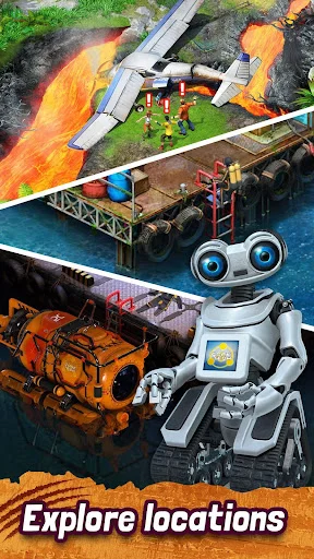 Download Survivors: Match 3・Lost Island – Puzzle Seru Gratis - Screenshot 1