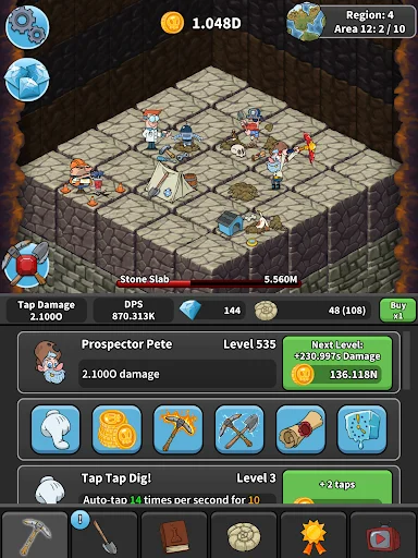 Download Tap Tap Dig Terbaru – Game Idle Clicker Seru Gratis - Screenshot 21