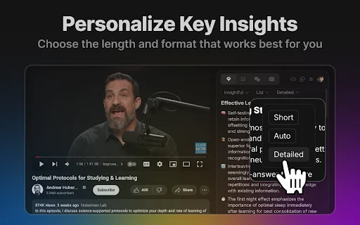 Download Eightify: Ringkasan YouTube AI Terbaik – Cepat & Akurat - Screenshot 5