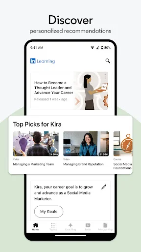 Download LinkedIn Learning Terbaru – Kembangkan Skill Profesional - Screenshot 1
