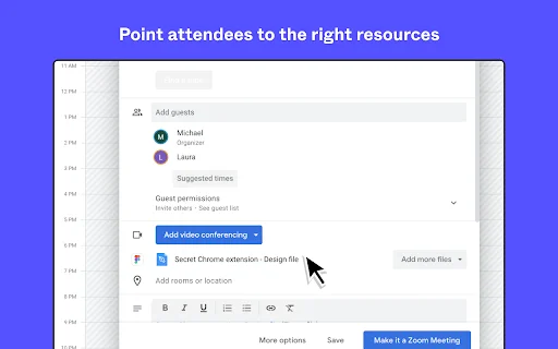 Download Ekstensi Figma untuk Chrome Terbaru – Integrasi Kalender - Screenshot 3