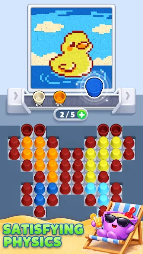 Download Sand Out: Color Sorting Terbaru – Game Puzzle Santai - Screenshot 5