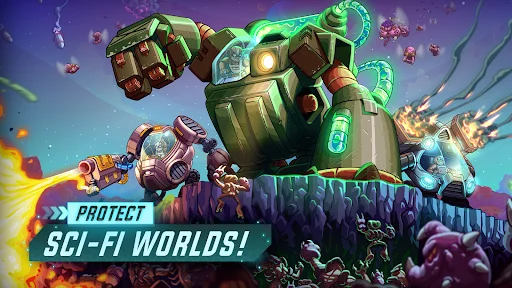 Download Iron Marines Offline Strategy – Game RTS Sci-Fi Terbaik - Screenshot 1