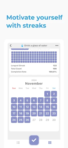Download Habit Streak Tracker: DotHabit Terbaru – Bangun Kebiasaan - Screenshot 6