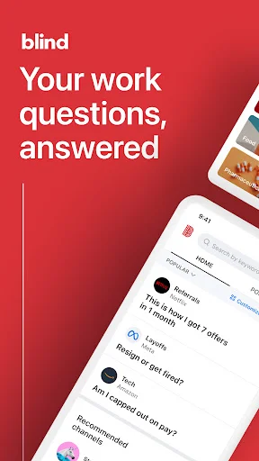 Download Blind APK Terbaru – Komunitas Profesional Anonim - Screenshot 1